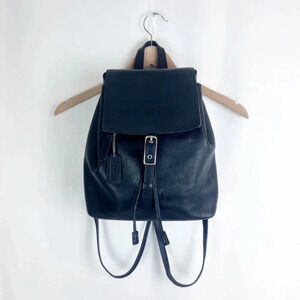 Coach Legacy Black Leather Daypack Backpack